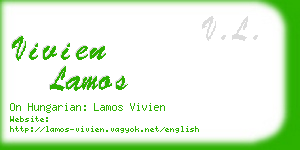 vivien lamos business card